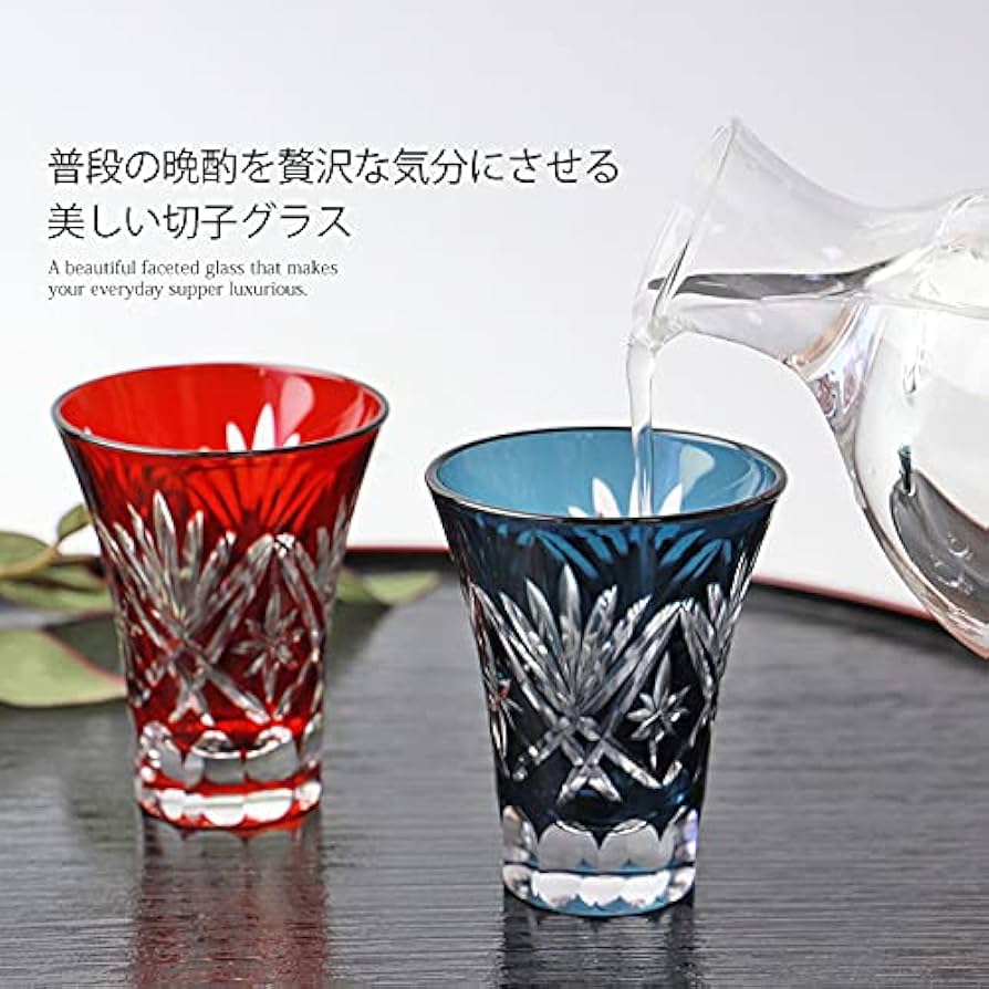 【美品】切子 ガラスジョッキ ペアセット 楽天市場】江戸切子 一口ビールグラス 星切子 ペアセット 田島